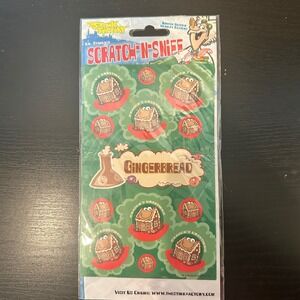 Dr Stinkys Scratch-N-Sniff Gingerbread Stickers Limited Edition Holiday 41052